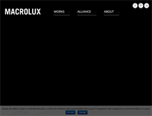 Tablet Screenshot of macrolux.it